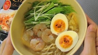 Gudetama Singapore Laksa Gudetama World Gourumet Tour [upl. by Itsym]