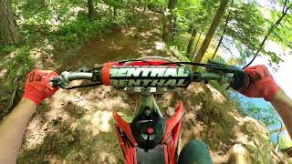 Dirt Scooters with friend CRF and KTM trail ride [upl. by Fesuoy]