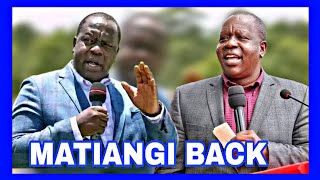 MATIANG BACK  KENYANS WANT MATIANGI BACK  MATIANGI LATEST NEWS [upl. by Ybba]