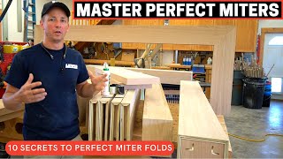 MASTER PERFECT MITERS  10 Secrets to Miter Folding [upl. by Annirok]