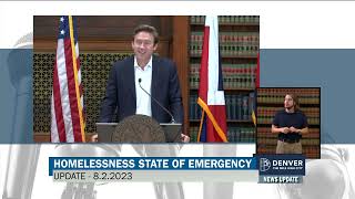 Mayor Mike Johnston Gives Update on Homelessness State of Emergency [upl. by Adalie492]