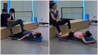 Strict flexibility training in Chinese Dance School [upl. by Jahdiel]