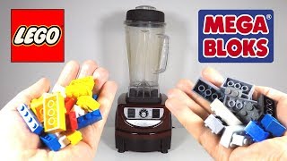 Will it Blend LEGO vs MEGA BLOKS [upl. by Tihor]