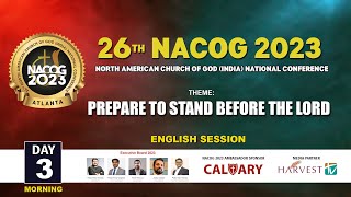 26th NACOG 2023  DAY  DAY  3 MORNING ENGLISH SESSION [upl. by Aklim]