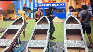 🚢4th task for tickeToFinale🎟️  bigboss7 Telugu updates actorshivaji pallaviprashanth amardeep [upl. by Nilyam756]