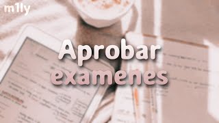 Aprobar exámenes 1 escucha [upl. by Ylimme]