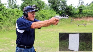 6 shots in 1 second with a Chiappa Rhino Revolver [upl. by Calmas856]