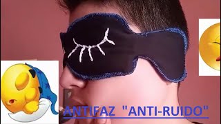 ♥ANTIFAZ PARA DORMIR quotANTIRUIDOquot FÁCIL RÁPIDO Y ECONÓMICO♥ PATRÓN GRATIS [upl. by Trab428]