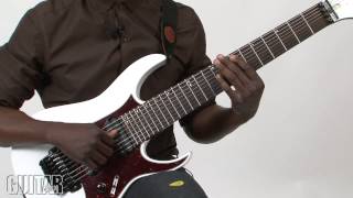 ProgGnosis with Tosin Abasi How to Play the ThumbSlapped Intro to quotAn Infinite Regressionquot [upl. by Sualkcin]