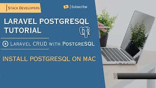 Install PostgreSQL on MAC  Laravel PostgreSQL Tutorial  Laravel CRUD with PostgreSQL [upl. by Ellehsyt]