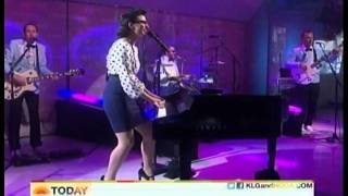 Sara Bareilles Gonna get over you performance on The Today Show 102411 [upl. by Verina371]