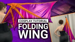 How to make a FOLDING WING  Hades Cosplay Tutorial [upl. by Ingar]