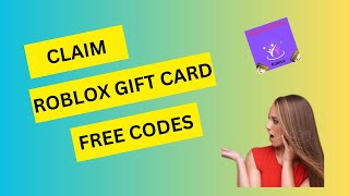 FREE ROBLOX GIFT CARD CODES 2024 [upl. by Matthiew322]