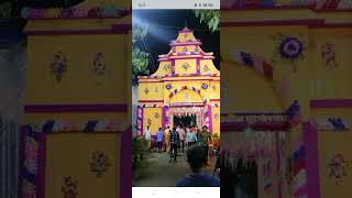 Durga Puja pandal decoration Nadia Rattaylay [upl. by Nirot35]