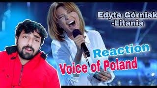 INDIAN Reacts To Edyta Górniak  „Litaniaquot  Live  The Voice of Poland III REACTION [upl. by Adnahsor]