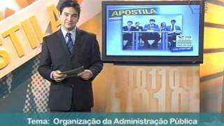 Apostila  Organização da administração pública 23 [upl. by Kwon]