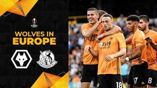 Jota bags in Europe  Wolves 20 Crusaders  2019 Europa League Highlights [upl. by China]