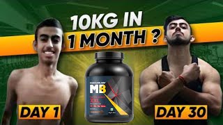 MuscleBlaze Super Gainer XXL Results  2x faster weight gain [upl. by Mcgrath]