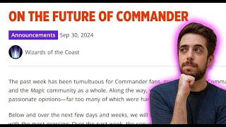 WOTC Took Over Commander What Now [upl. by Grissel]