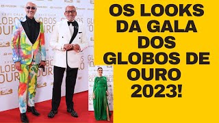 OS LOOKS DAS CELEBRIDADES DOS GLOBOS DE OURO 2023 GOUCHA ESTAVA LA  MANIA CURIOSA [upl. by Burget]