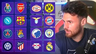 REACCIONANDO AL SORTEO DE OCTAVOS DE LA CHAMPIONS LEAGUE [upl. by Carlota717]