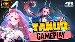 YANUO GAMEPLAY  Skin Combos Visual  Tower of fantasy [upl. by Sezen]