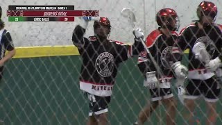 2024 RMLL Jr A Lacrosse Playoffs SWAT vs Miners Game 1 [upl. by Sucam]