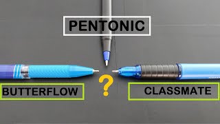 Octane or Butterflow or Pentonic Which is Best Pen for you  s13 cbse exam students study [upl. by Notnroht]