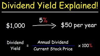 The Dividend Yield  Basic Overview [upl. by Faline]