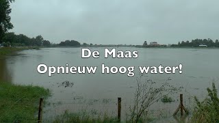 De Maas opnieuw hoog water Ontsnapt Maaseik aan een ramp [upl. by Erlond110]