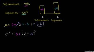 Bernoulli Dağılımında Ortalama ve Varyans Örneği İstatistik ve Olasılık [upl. by Meldoh]