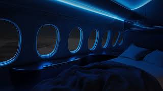 Fall Asleep in Private Airplane  Relaxing Comfort Luxury Jet Sound  3 Hours Soothing White Noise [upl. by Eitac]