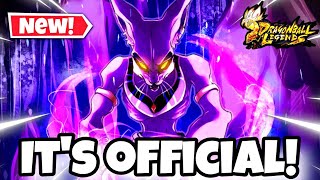 FINALLY NEW BEERUS CHARACTER IS COMING YEARS LATER DB Legends  Legends Festival [upl. by Eisle681]