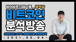 20210504매억남비트코인 분석방송 비트코인 주식 해외선물 차트분석 [upl. by Reuven820]