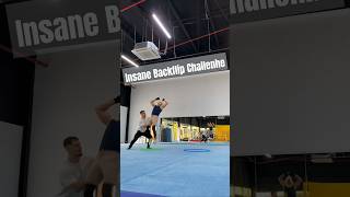 ☝️Backflip Challenge  never try it shorts fail acrobatics fitness funny backflip challenge [upl. by Ivgnout]