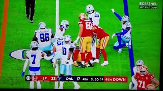 Dallas Cowboys VanderEcsh SINGLE HANDEDLY gives the team a fighting chance w this AMAZING tackle [upl. by Berkman655]