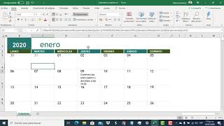 Aprende hacer un Calendario Académico en Excel [upl. by Imotih998]