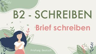 B2 Brief schreiben Teil 2 Praktikumsbescheinigung  Goethe Zertifikat  Arbeitszeugnis verloren [upl. by Niatsirt522]