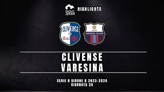 HIGHLIGHTS Serie D Gir B 2324  Clivense  Varesina [upl. by Llehsal64]