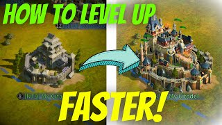 5 Simple Tips for New Players to Level up Faster  Age of Empires Mobile [upl. by Fennessy]