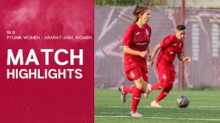 Pyunik Women 2  1 AraratArmenia Women  Match Highlights [upl. by Monafo]