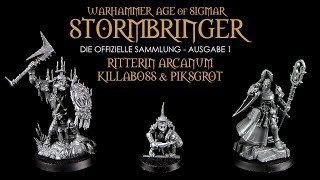 Warhammer ® Age of Sigmar  Stormbringer  Ritterin Arcanum  Killaboss amp Piksgrot  Hachette ® [upl. by Anauqcaj]