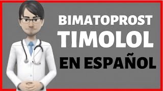 BIMATOPROST TIMOLOL bimatoprost timolol para que sirve bimatoprost 03 mg timolol 5 mg [upl. by Tri868]