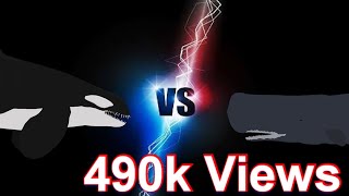 Aircraft killer whale vs Sperm whale Stick nodes animation [upl. by Aratahs481]