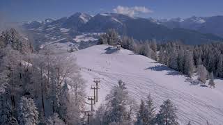 Alberschwende Brüggelekopf Skilift  DrohnenVideo [upl. by Eixirt325]