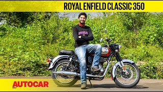 2021 Royal Enfield Classic 350 review ft Meteor 350  Oldschool done right  Ride  Autocar India [upl. by Htezil385]