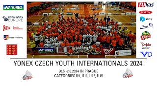 Court 12 day 1 part 2  YONEX Czech Youth International 2024 [upl. by Raye939]