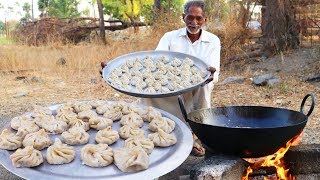 Veg Momos recipe  Steamed Vegetable Momos  Vegetable Dim Sum By Our Grandpa [upl. by Shamma]