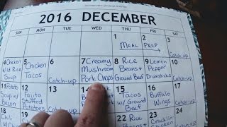 Meal Plan for December [upl. by Kempe]