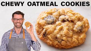 Chewy Oatmeal Cookies Recipe [upl. by Iramo]